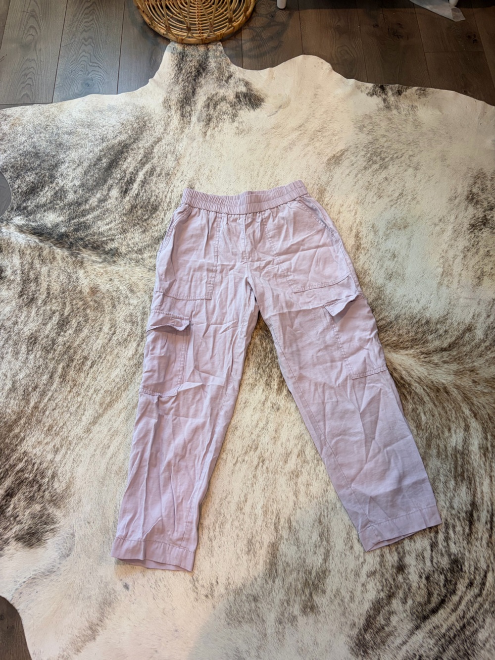 a new day Lavender Cargo Jogger Pants